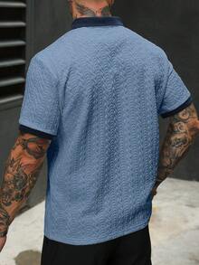 Manfinity CasualCool Áo thun polo thường ngày họa tiết tương phản dành cho nam Áo thun polo nam mùa hè Áo thun polo đan tay ngắn màu xanh Áo thun polo thường ngày dành cho nam Giải trí hàng ngày, Chuyến đi cuối tuần, Hoạt động ngoài trời, Chuyến thám hiểm du lịch, Môi trường làm việc thoải mái hoặc Những dịp bán trang trọng, Quà tặng bạn trai/chồng, Quà kỷ niệm Áo thun polo màu xanh Giáng sinh Áo thun polo dệt kim họa tiết màu xanh Áo thun polo dệt kim nam Áo thun polo màu xanh nhạt dành cho nam Giáng sinh - Màu xanh lam - Xem 2