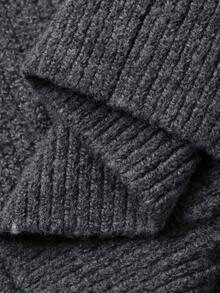 DAZY 女士斜肩系带韩版露肩毛衣，秋冬款