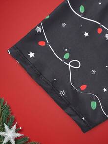 Christmas Funny Print Cartoon Quirky Santa Claus, Gift Box, Candy Cane, Bell, Snowflake, Snowman, Family Party Men's Mid-Length Boxer Briefs - Multicolor - View 4