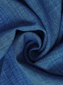 EMERY ROSE A Large-Sized Woven Elegant And Stylish Autumn Dress For Commuting - Blue - View 4