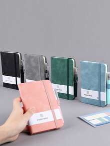 A7 Mini Notebook For Students, Bandage-Style Portable Memo Pad,School Supplies,Back To School - Multicolor - View 10