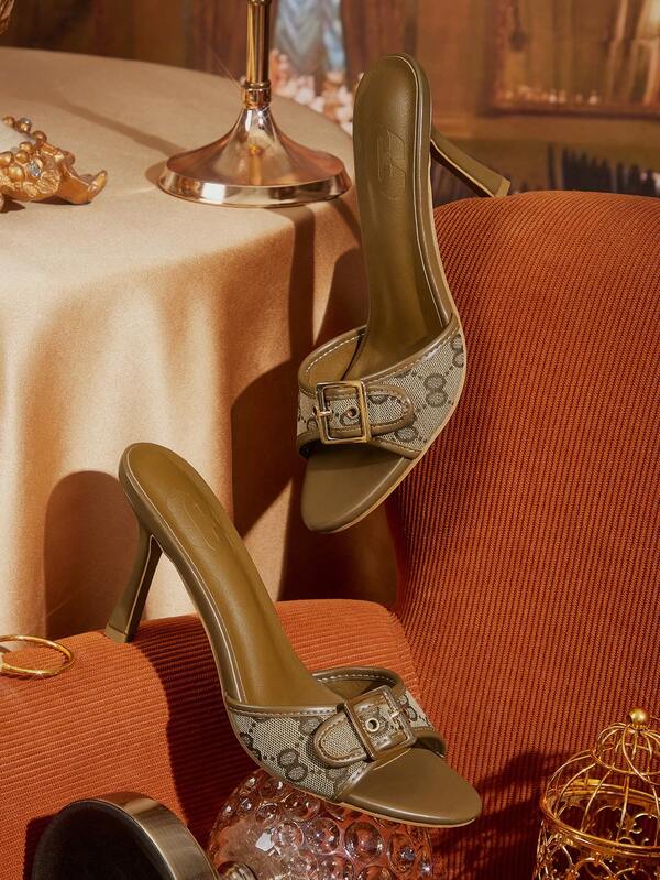 CUCCOO TILAWA Sandálias femininas confortáveis de salto alto para uso diário e verão.