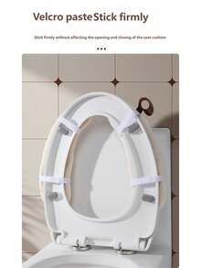 Joivida 舒适卡通马桶座套 - 加厚保暖防滑垫，四季通用，易于清洁，带底座环，浴室配件