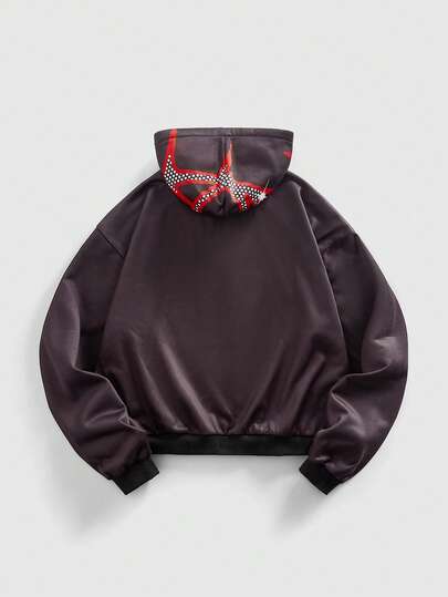 Street Life sweat-shirt à capuche imprimé crâne décontracté pour hommes, automne/hiver