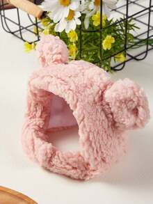 PETSIN 1pc Cute Teddy Bear Pet Hat, Funny Costume Cosplay Animal Cartoon Headwear - Multicolor - View 10