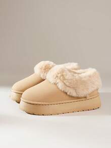 Solecia 女士厚底保暖休闲雪地靴