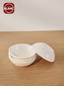 1 Stück hochwertige keramische Dip-Schale, rein weiße multifunktionale Platte, Haushalts- und Hotel-Essentiell, Weihnachtsgeschenk