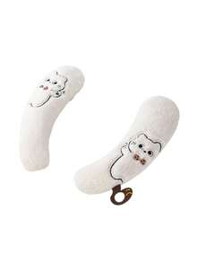 Joivida 舒适卡通马桶座套 - 加厚保暖防滑垫，四季通用，易于清洁，带底座环，浴室配件