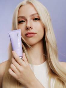 SHEGLAM HAIR On The Glow 1 分鐘煥活滋養護髮霜-70g，保濕免沖洗護髮素，免沖洗護髮霜，72 小時防毛躁，深層滋養，多重功效保護，適用於需要密集護理的嚴重受損或毛躁秀發 生日 禮物 粉紅色的 氛圍 化妝品 派對 海灘 旅行 露營 學校 校園 節慶 玫瑰 展示 女孩 魅力 最好的 婦女節 愛自己 春天 護髮 - 淡紫色 - 查看 14