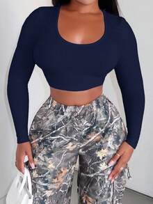 Alexandranx Women T-Shirts - Navy Blue - View 4
