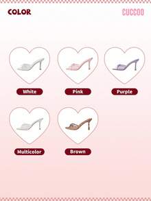 CUCCOO DOLLMOD Women High Heel Sandals,Minimalist And Fashionable For Casual Everyday Wear Spring Shoes Spring Break Easter