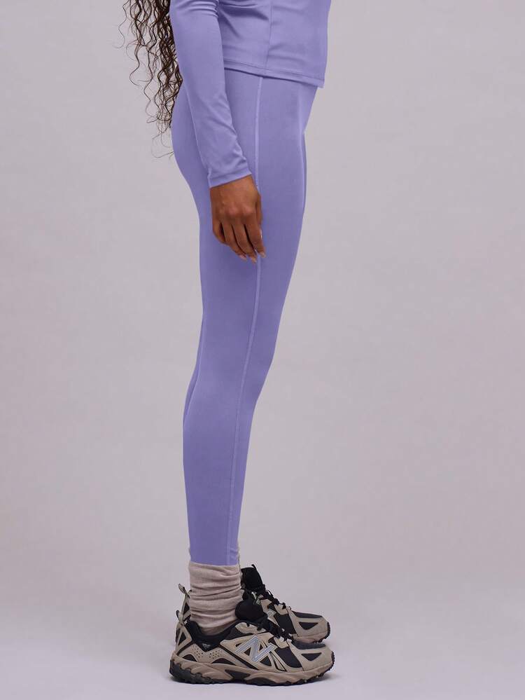 Musera Sport Mallas deportivas de cintura alta ajustadas para hacer ejercicio, gimnasio, correr y uso diario - Morado - Añade 3