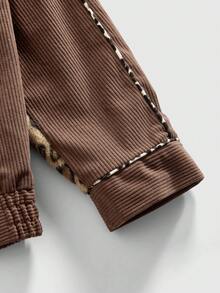 ROMWE MEN Grunge Punk Men's Autumn Zip-Up Collar Pocket Casual Jacket