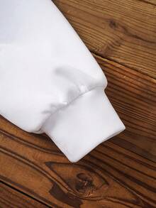 Comfortcana 休闲简约风仿机械卡其色星星图案印花长袖卫衣，适合秋冬季节，复古风、性感风、可爱风、Y2K椰子女孩风、波西米亚风、嬉皮风、音乐节风格 - 彩色 - 查看 4