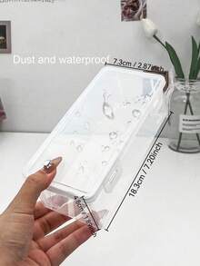 Large Capacity Clear Pencil Organizer Box - Transparent Stationery Storage For Colored Pencils, Crayons & Art Supplies - Multicolor - View 9