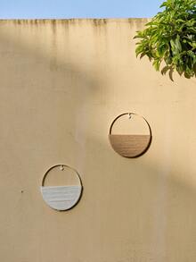 Cirelle 1 套/2 件北欧风格简约挂饰、家居装饰、房间装饰、墙壁装饰 - 彩色 - 查看 5