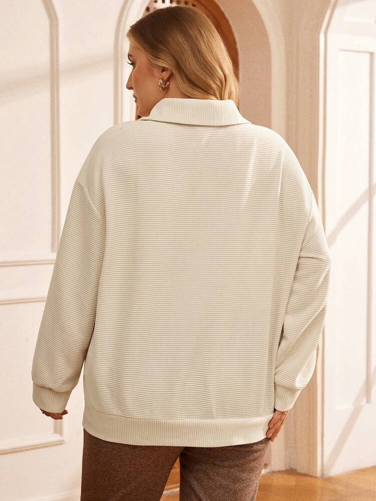 Plus Size Casual Versatile Solid Color Sweatshirt/Winter New Year Clothes  Clothes For New Year Elegant Dress Women Winter Clothes For Women Cozy Fall And Winter Clothes For Women