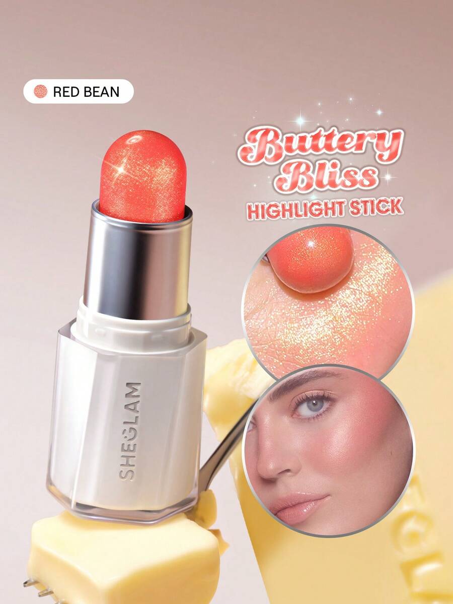 SHEGLAM Buttery Bling BúT TạO SáNg-Red Bean ThươNg HiệU LàM đẹP Trang đIểM Mỹ PhẩM Cho Phụ Nữ Và Cô GáI HoàN HảO Cho MùA Hè MùA XuâN Lý TưởNg Cho Y2K ThờI Trang Sang TrọNg Phù HợP Cho Sinh NhậT NgàY CủA Mẹ Quà TặNg TiệC SẵN SàNg MàU SắC TốT NhấT - Red Bean - Xem 1