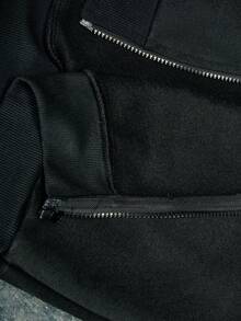 AXEPEAK 男士宽松印花套头连帽衫和休闲运动裤套装，冬季款