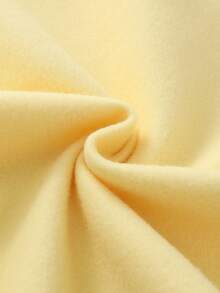 Resyla Áo nỉ rộng rãi hở vai thêu họa tiết dâu tây giản dị dành cho nữ, mùa thu - Màu vàng - Xem 4