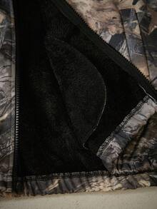 PAVTROS Men's Casual Fashion Street Full Print Zip-Up Drawstring Hooded Sweatshirt And Wide-Leg Sweatpants Set, Spring/Autumn Men 2 Piece Set Camo 2 Piece Set Men - Multicolor - View 11