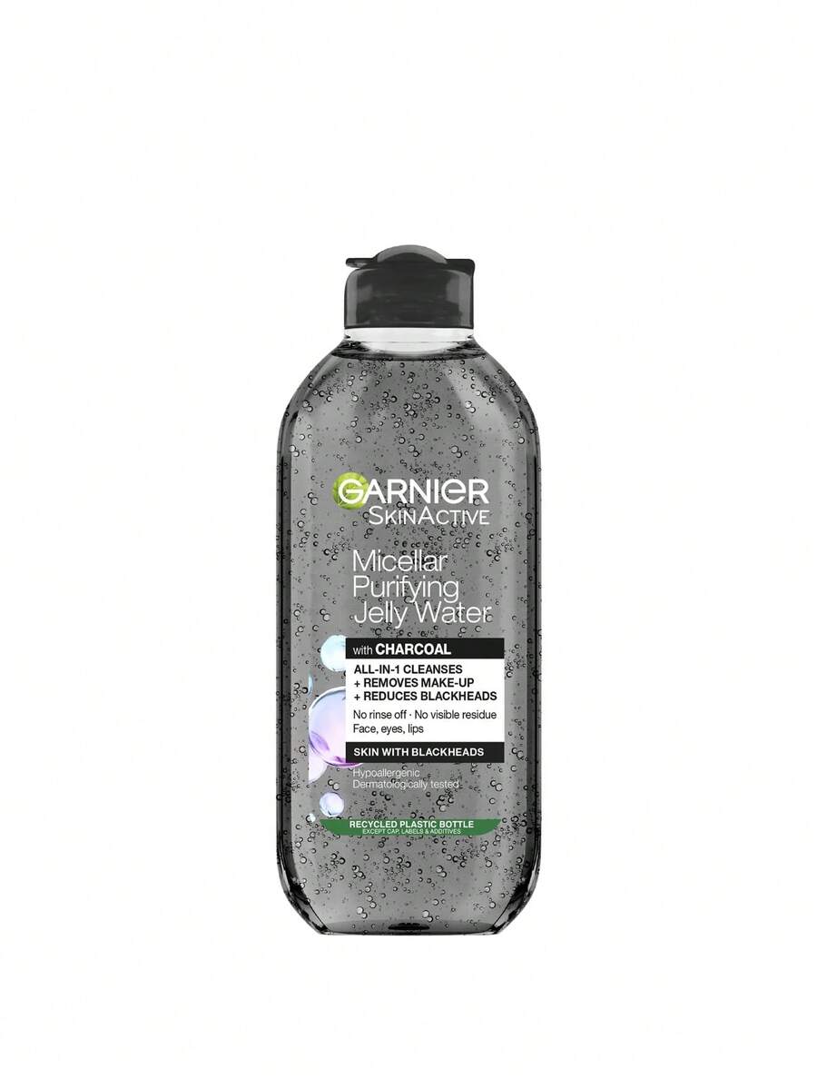 Micellar Jelly Water With Charcoal & Salicylic Acid 400 Ml - Black - View 1