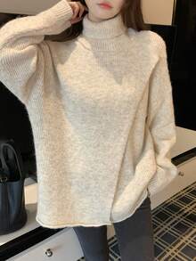 DAZY Women's Turtleneck Long Sleeve Korean Style Sweater, Autumn/Winter