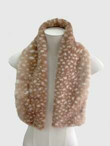 ROMWE Kawaii 女士围巾 - 咖色 - 查看 2