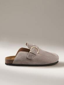 Solecia 女士休闲百搭简约平底鞋 - 灰色 - 查看 1