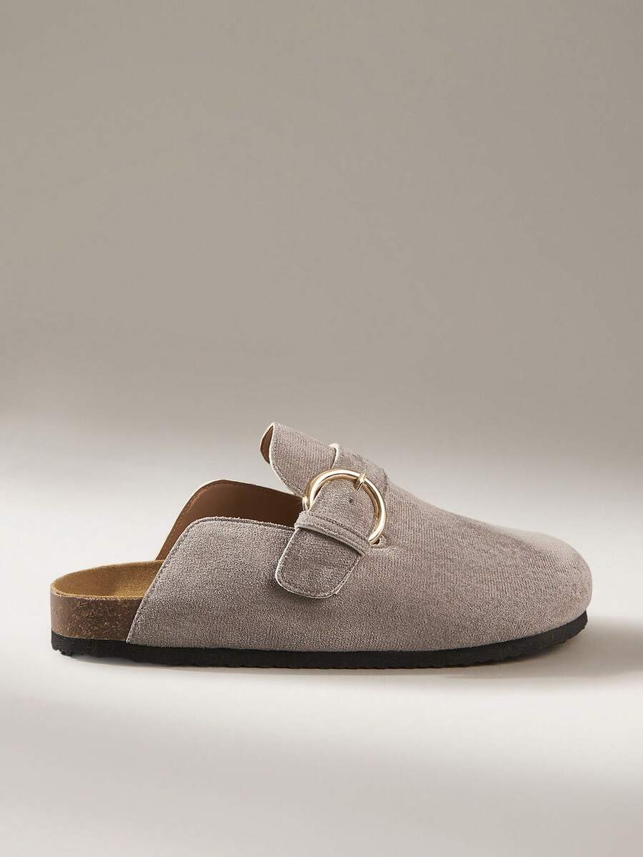 Solecia 女士休闲百搭简约平底鞋 - 灰色 - 查看 1