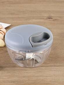 1pc Mini Garlic Grinder Onion Chopper, Manual Food Processing Vegetable Chopper, String Vegetable Chopper Onion Cutter For Ginger, Chili Peppers, Vegetables And Fruits