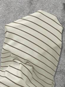 Manfinity Dauomo 男士条纹印花连帽拉链休闲长袖运动衫 - 彩色 - 查看 7