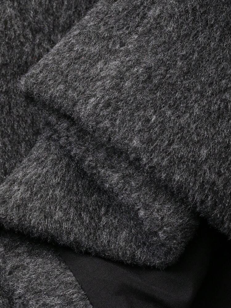 Dazy Plus Plus Size Women A-Line Casual Solid Color Thick Shorts, Commuting