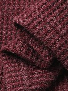 DAZY Quần dài dệt kim rộng rãi thường ngày cho nữ, Thu/Đông - Đỏ - Xem 7