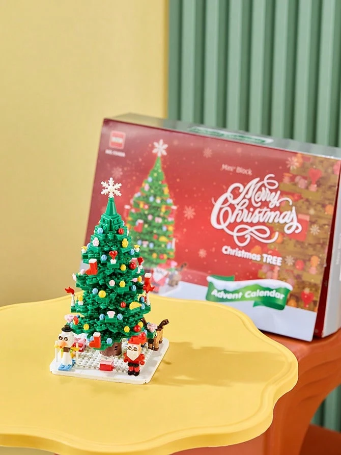 Joivida Christmas Advent Calendar Building Set - 24 Day Sequential Construction Kit With Daily DIY Boxes For Holiday Countdown Ritual - Multicolor - View 1