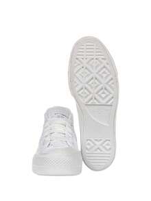 Converse Chuck Taylor All Star Woven Women Casual Athletic Shoes White A15005C - White/White/White - 查看 4