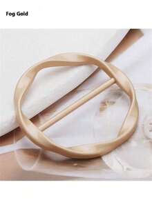 3/5pcs Versatile Alloy Buckle Set - Multi-Purpose, All-Match, Shortening Artifact, Corner Knotted, Waist, Belt, And T-Shirt Buckle With Casual Pop-Culture Style - 5Pcs - View 9