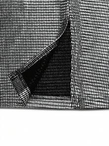 Airlisse 女式豹纹天鹅绒蛇皮图案方领喇叭袖紧身迷你连衣裙，秋冬 - 黑色 - 查看 11