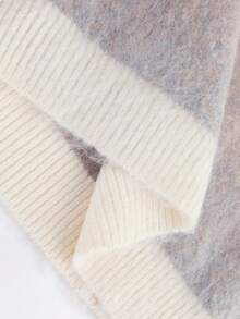 Louniche Women's Casual Crew Neck Long Sleeve Gradient Knit Sweater - Multicolor - View 9