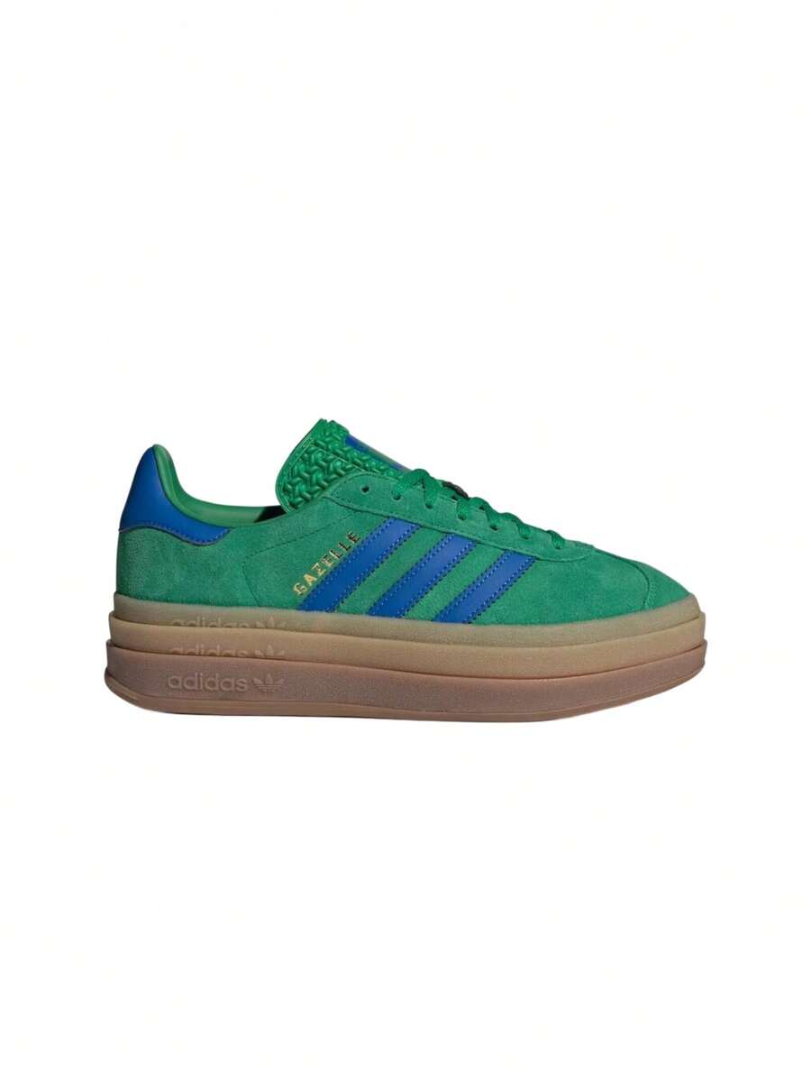 Adidas Gazelle Bold 女士运动鞋 绿色 / 供应商颜色 / 绿色 IE1370 - 綠色 / 供應商顏色 / 綠色 - 查看 1