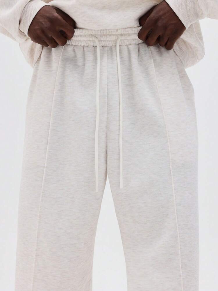 Half Zip Sweatshirt With Loose Sweatpants Co-Ord