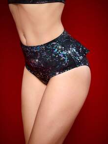 Menodora SHEIN Sport Ropa interior deportiva casual de yoga y fitness para mujeres - Negro - Ver 5