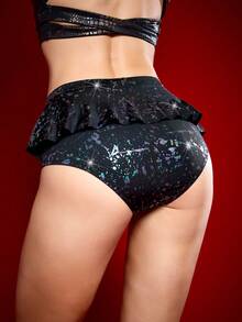 Menodora SHEIN Sport Ropa interior deportiva casual de yoga y fitness para mujeres - Negro - Ver 2