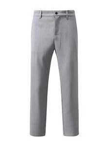 Manfinity Bizformal Men's Fashion Business Double-Breasted Suit Set (Jacket & Pants) Men Office Clothes Men Double Breasted Suit Men 2 Pieces Set Lapel Double Breasted Blazer Men Men Suit Set Grey Halloween Winter - Grey - View 4