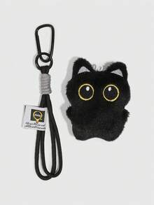 ROMWE Kawaii Bag Charms - Deep Black - View 5