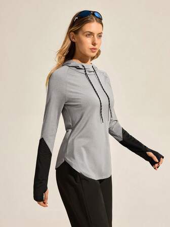 Exploreva 女士户外休闲运动连帽衫