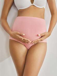 Moonlight&Mama 3pcs High Waist Maternity Briefs,Pink,Summer,Simply Iconic Supportive Comfortable Skin-Friendly Fashionable Chic Pregnant Women Postpartum Panties - Multicolor - View 4