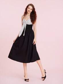 CUCCOO DOLLMOD Women Bow Decor Mules, Satin Stiletto Heeled Glamorous Sandals Black Vacation Shoes Summer Back To School Shoes College Student Shoes Spring Shoes Spring Break Easter Prom Heels