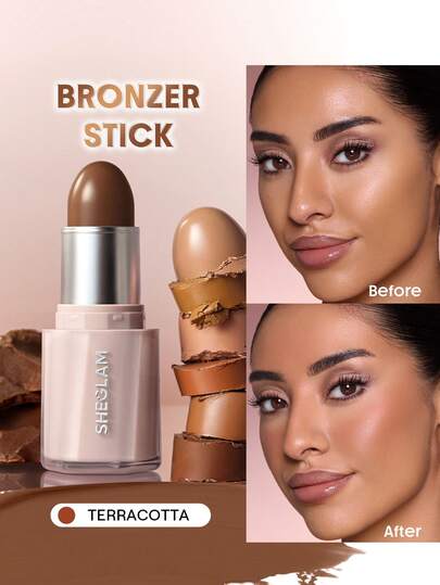 SHEGLAM Buttery Buff Barra de Contorno y Bronceador-Terracotta Marca Belleza Maquillaje Cosmético para Mujeres Niñas Perfecto para Otoño Invierno Ideal para Y2K Elegante Moda Adecuado para Cumpleaños Navidad Presente Fiesta Listo Mejor Color