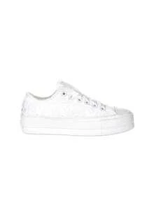 Converse Chuck Taylor All Star Woven Women Casual Athletic Shoes White A15005C - White/White/White - 查看 1